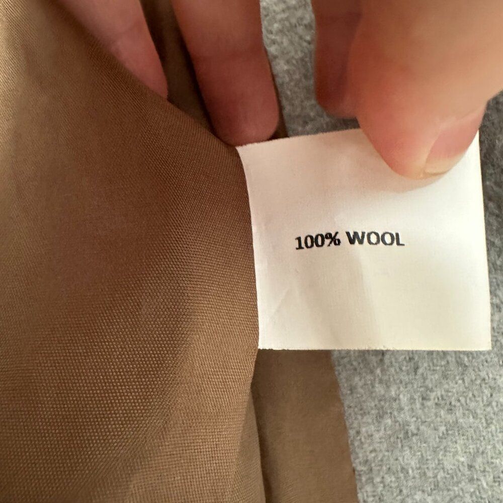 Marvin Browne Spitalfields Women’s Wool Coat Made in England Size S Gray - Picture 4 of 11